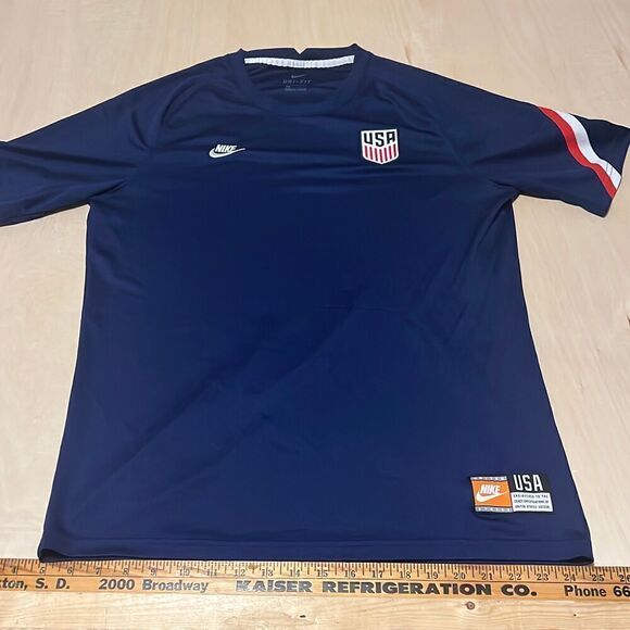 Vintage Y2K‎ Nike Dri-FIT Exclusive USA Soccer Jersey - Picture 1 of 5